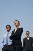 three business colleagues, standing - Alex Mares-Manton