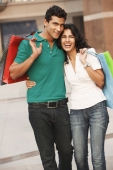 couple with shopping bags - Vivek Sharma