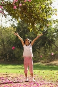 Little girl with arms up - Deepak Budhraja