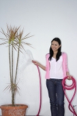 woman with pink hose - Yukmin