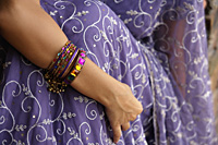 young woman in sari, bangles - Alex Mares-Manton