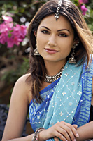 young woman in sari - Alex Mares-Manton