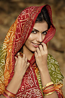 woman in sari - Alex Mares-Manton