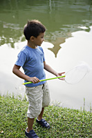 Boy with butterfly net - Yukmin