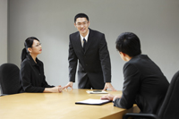 Business associates in conference room - Yukmin