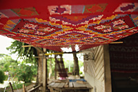 Weaving of fabric, Zambo, Philippines - OTHK