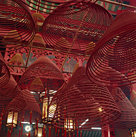 Spiral incense in Man Mo Temple, Central, Hong Kong - OTHK