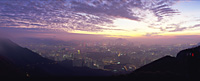 Cityscape from Kowloon Peak at dusk, Hong Kong - OTHK