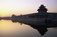 China,Beijing,Sunrise over the Walls of the Forbidden City - Travelasia
