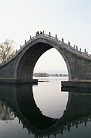 China,Beijing,Summer Palace,Arched Bridge on Kunming Lake - Travelasia