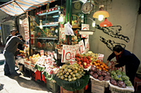 China,Hong Kong,Typical Streetside Fresh Fruit Juice Stall - Travelasia