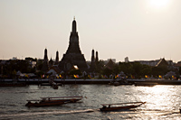 Thailand,Bangkok,Wat Arun and Chao Phraya River - Travelasia