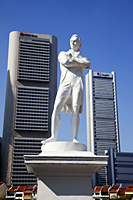 Singapore,Stamford Raffles Statue - Travelasia