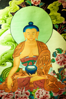 Tibetan Lama Temple or Yonghe Gong,Painting or Mandala depicting Buddha - Travelasia