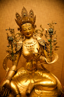 Tibetan Lama Temple or Yonghe Gong,Statue of Syama Tara in Gilt Copper.Beijing, China - Travelasia