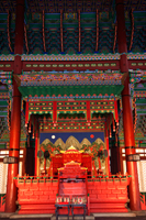 Gyeongbokgung Palace, Interior of Geunjeongjeon Throne Hall, Korea - Travelasia