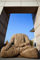 Gyeongju National Museum,Headless Stone Buddha Statue, Korea - Travelasia