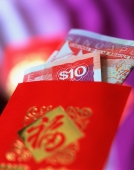 Singapore, Singapore Dollar in Red Packet - Rex Butcher