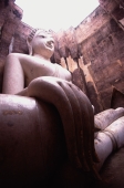 Thailand, Sukothai, Giant statue of Buddha - John McDermott