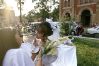 Vietnam, Ho Chi Minh City (Saigon), wedding in front of Notre Dame Cathedral. - Steve Raymer