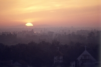 Vietnam, Ho Chi Minh City (Saigon), sunrise seen from Majestic Hotel. - Steve Raymer