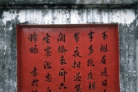 Vietnam, Hue, chinese calligraphy inscribed on wall of Citadel. - Steve Raymer
