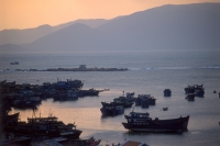 Vietnam, Nha Trang, boats at port on South China Sea. - Steve Raymer