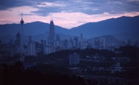Malaysia, Kuala Lumpur, sunrise over the capital city. - Steve Raymer