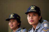 Indonesia, women sailors of the Indonesian Navy. - Steve Raymer