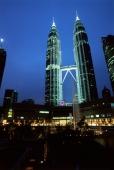 Malaysia, Kuala Lumpur, Petronas Towers in the night. - Steve Raymer