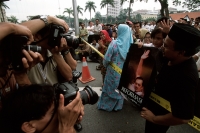 Malaysia, Kuala Lumpur, anti-government protest. - Steve Raymer