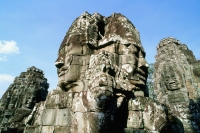 Cambodia, Angkor Thom, face towers of the Bayon - Gareth Jones