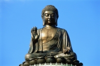 China, Hong Kong, Buddha Statue at Po Lin Monastery - Gareth Jones