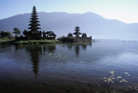 Indonesia, Bali, Bedugal, Lake Bratan, Pura Ulun Danau Water Temple - Jill Gocher