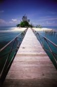 Indonesia, Batam Island, walkway to No Man's island - Jill Gocher