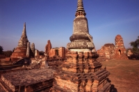 Thailand, Ayutthaya, Ancient City at dusk. - James Marshall
