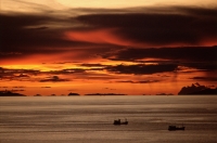 Thailand, Ko Samui, Sunset over Gulf of Thailand. - James Marshall