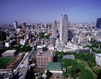 Japan, Tokyo, View of Tokyo from Tokyo Tower - Rex Butcher