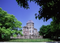 Japan, Hiroshima, Peace Memorial Park, Genbaku (Atom-Bomb dome) a UNESCO World Heritage site - Rex Butcher