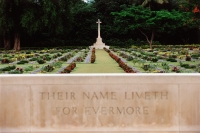 Thailand, Chung-Kai, Graves at the Chung-Kai War Cemetery located on the bank of the River Kwai Noi. - Steve Raymer