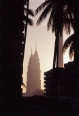 Malaysia, Kuala Lumpur, Petronas Towers at sunset. - Steve Raymer