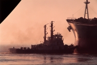 Korea, ships in water near shipyard - Alex Microstock02