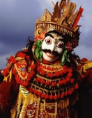 Indonesia, Bali, Ubud, Mask (Topeng) dancer performing. - Martin Westlake