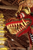 Indonesia, Bali, Gianyar, Cremation ceremony, head of Naga Banda (ceremonial dragon). (grainy) - Martin Westlake