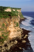 Indonesia, Bali, Uluwatu, View of cliffs and temple. (grainy) - Martin Westlake