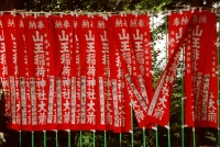 Banners with Japanese text, prayers - Alex Microstock02