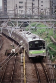 Japan, train entering station - Alex Microstock02