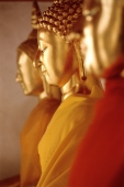 Buddha statues in a row, sideview - Alex Mares-Manton