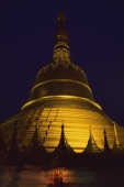 Myanmar (Burma), Bago, Shwemawdaw paya at dusk. - Martin Westlake