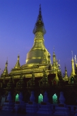 Myanmar (Burma), Bago, Shwemawdaw paya at dusk. - Martin Westlake